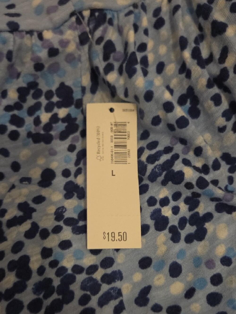Old Navy Light Blue and Navy Spotted  Sundress - Picture 4 of 4